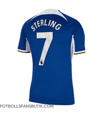 Chelsea Raheem Sterling #7 Replika Hemmatröja 2023-24 Kortärmad